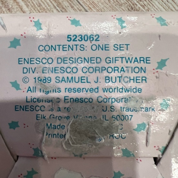 PRECIOUS MOMENTS 1989 "Peace On Earth" Nativity Ornament New In Box - Picture 8 of 8